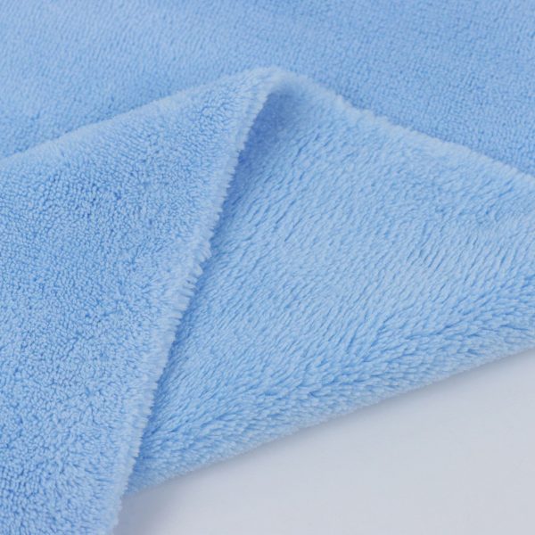 Double Sides Coral Fleece 260gsm Plain Color Short Plush Cloth For Slipper Insole - Image 3