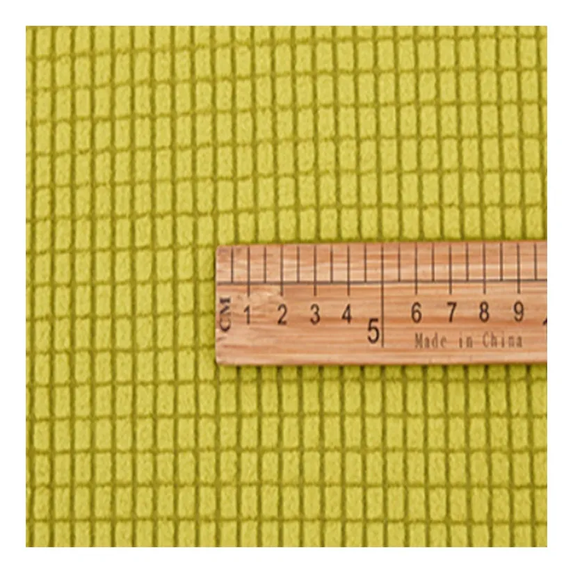 Factory Direct Sales In China Springy Soft Handle Elastic Jacquard Polar Fleece - Corn Kernel Pattern For Clothing