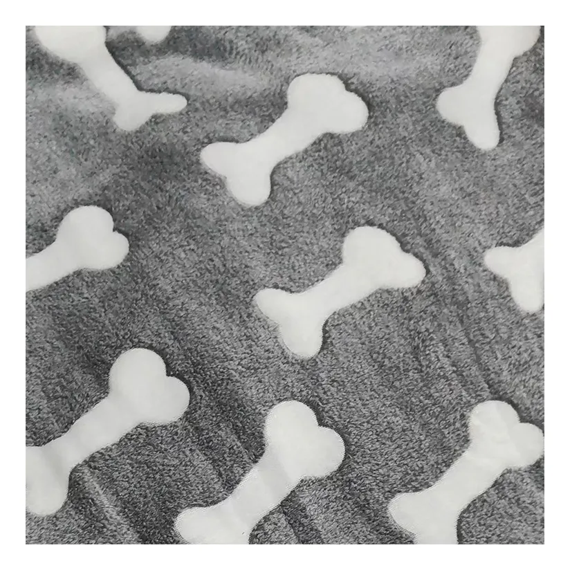 Wholesale Factory Supply Two-sided Flannel Bone Pattern For Clothing