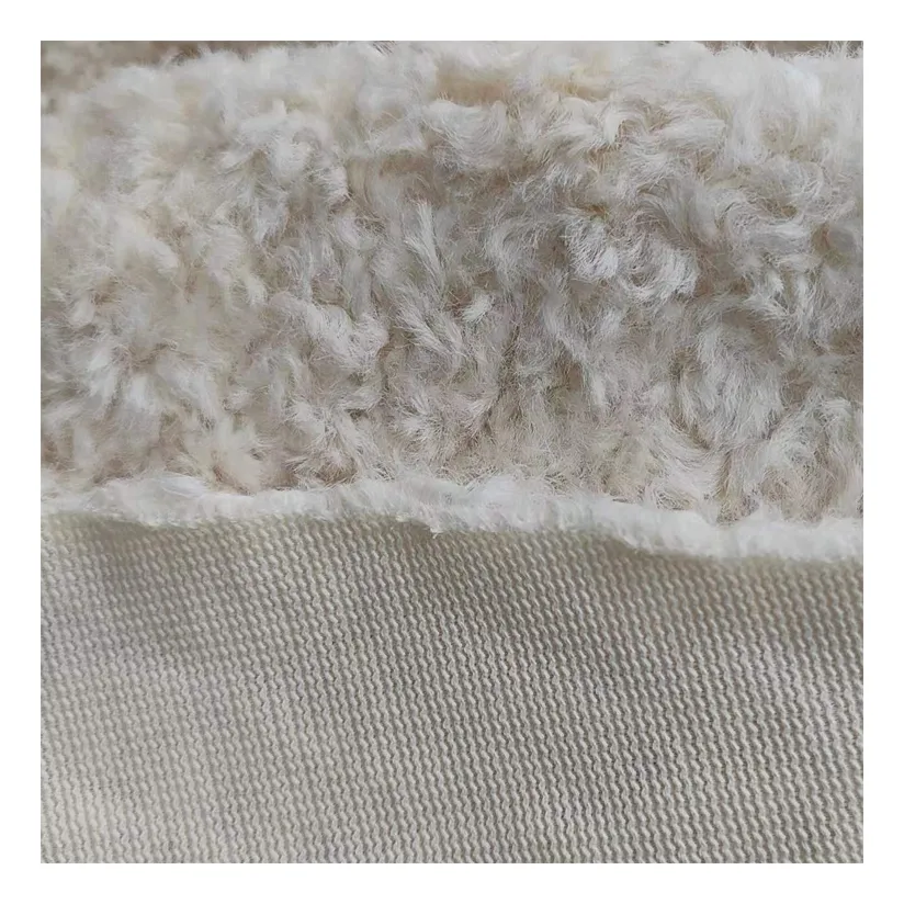 Hot-sale Products Keep Warm Hand Feel And Drape Imitation Wool Fabric For Clothing Shoes