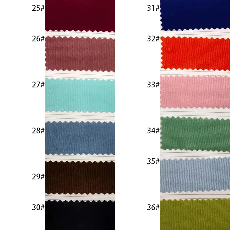 Fabric For Clothing Trousers High Quality Breathable Keep Warm 12 Strips Corduroy Shoes Men 100% Polyester Fabric Tricot Knitted