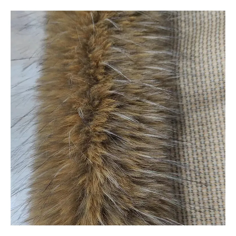 Factory Direct Sale Keep Warm Breathable Artificial Raccoon Hair For Clothing