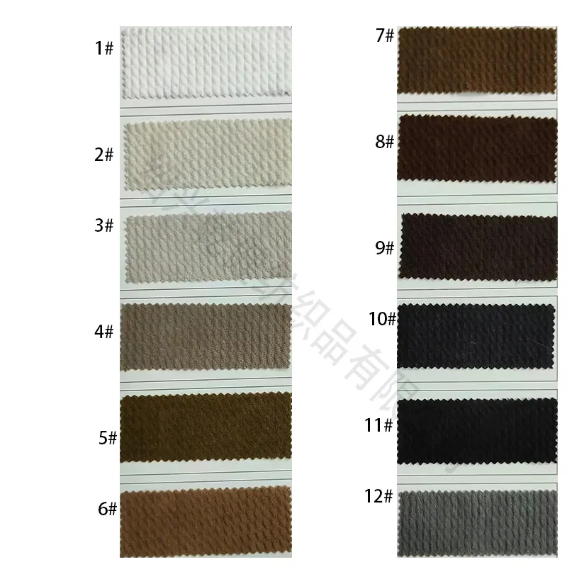 Sell Like Hot Cakes Breathable High Elastic Imitation Cotton Corduroy Fabric For Clothing Trousers