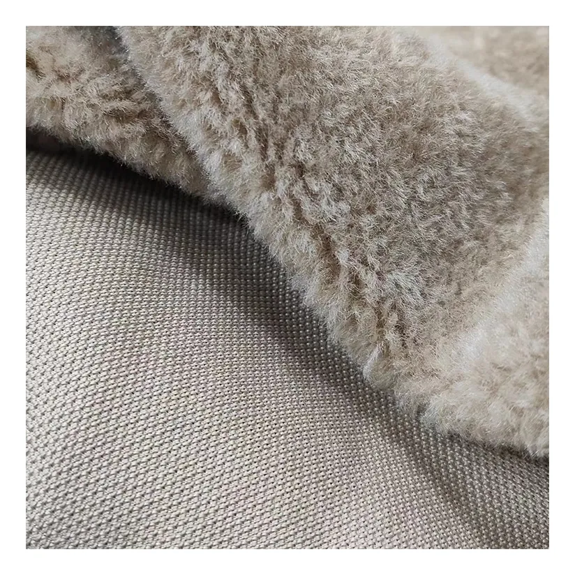 Factory Spot Supply Keep Warm Hand Feel And Drape Imitation Wool Cloud Cashmere Fabric For Clothing Shoes