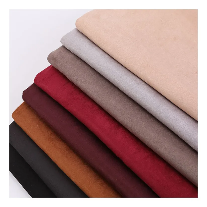 2024 Hot-sale Products Keep Warm Water Proof 400-420g Double-sided Microfiber Suede For Clothing Shoes Toys