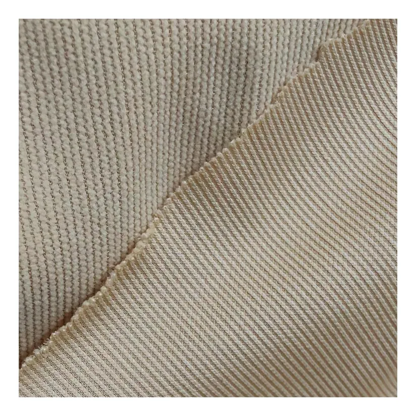 Hot Sale In China Breathable Keep Warm Synthetic Leather With 21-stripe Corduroy Fabric For Clothing Trousers